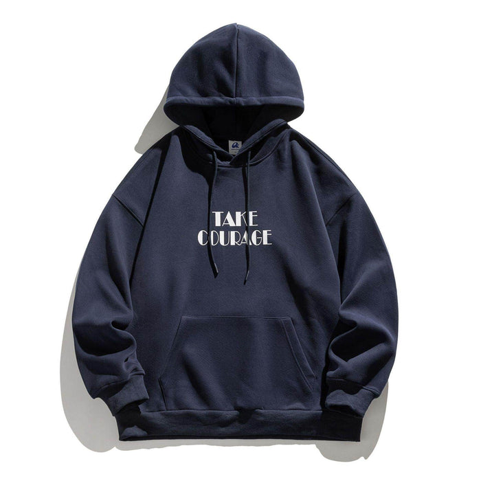 Hooded Sweater Letter Printing - Magellan Fashion Shop