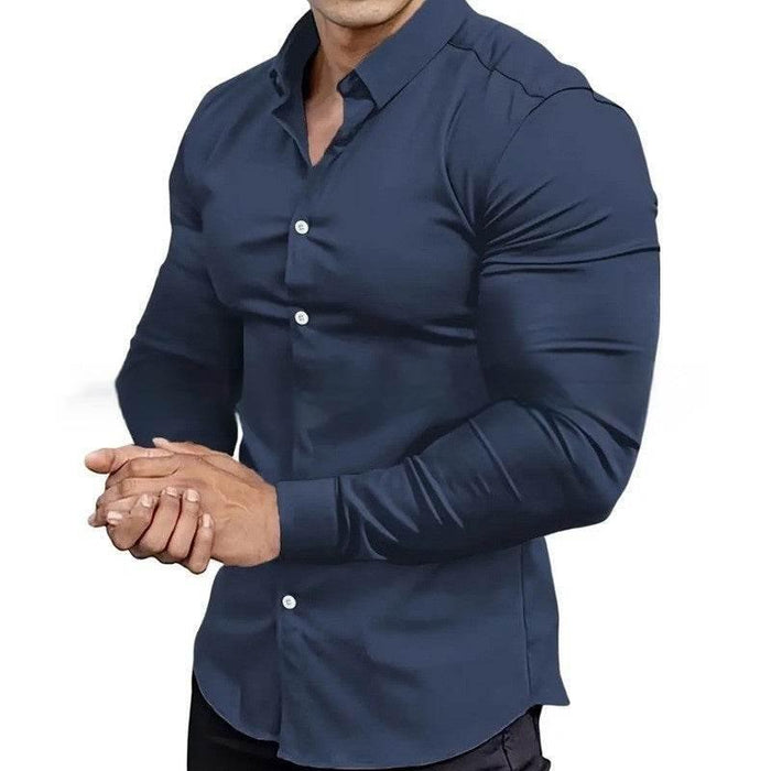 Men's Non-ironing Professional Anti-wrinkle Casual Shirt - Magellan Fashion Shop