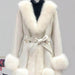 Leather Coat Suede Fur Integrated Mid-length - Magellan Fashion Shop