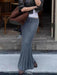 Autumn And Winter Pattern Low Waist Elastic Hip Skirt - Magellan Fashion Shop