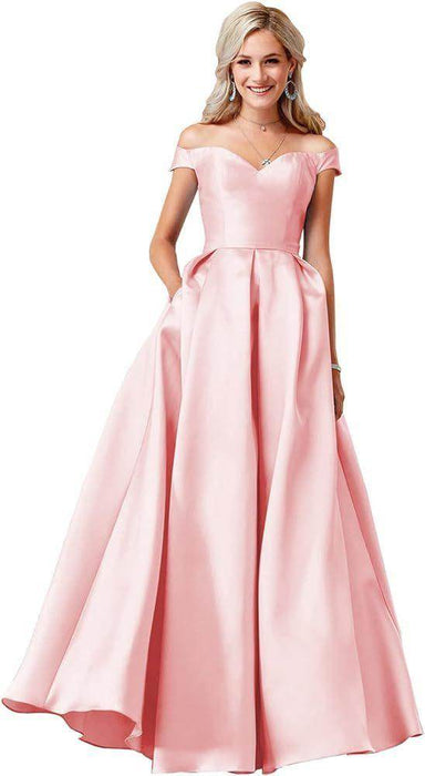 Off-the-shoulder Ball Gown Long - Magellan Fashion Shop