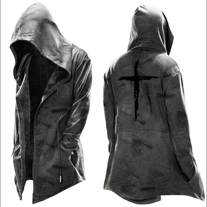 Men's Clothing New Cloak Simple Casual Hooded - Magellan Fashion Shop