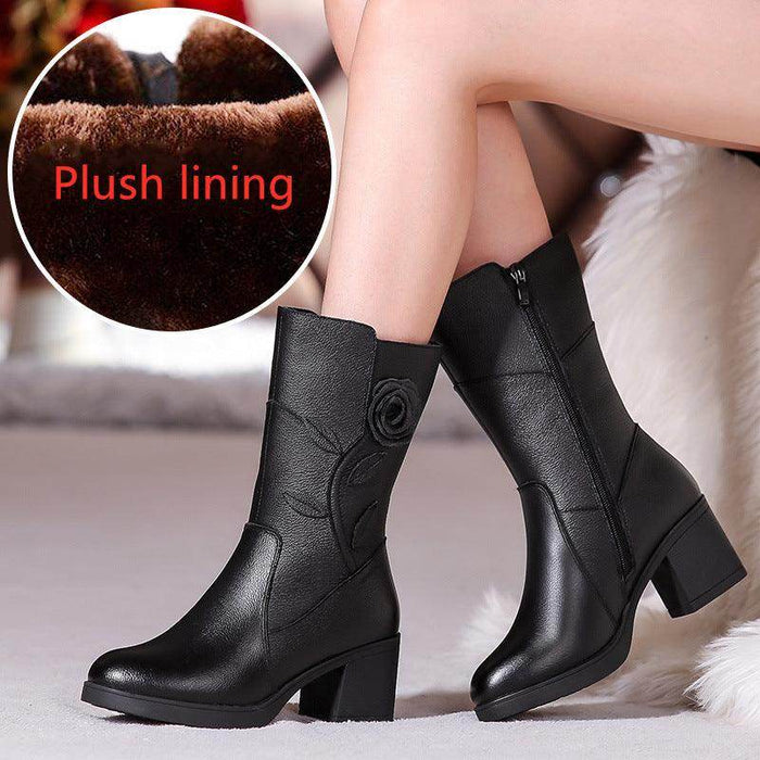Women's Plush Warm Cotton Boots - Magellan Fashion Shop