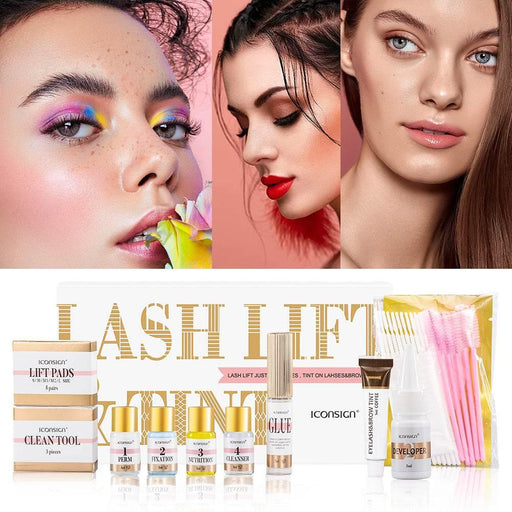 ICONSIGN Lash Lift EyeLash Eyebrow Dye Tint Kit Lashes Perm Set Brow Lamination - Magellan Fashion Shop