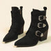Chunky Heel Design Retro Mid-calf Boot ter Shoes For Women - Magellan Fashion Shop