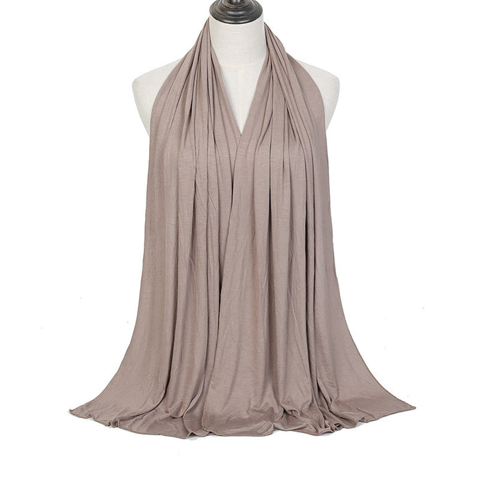 Solid Color Cotton Warm Shawl