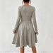 Sunken Stripe Long Sleeve Dress Top For Women - Magellan Fashion Shop