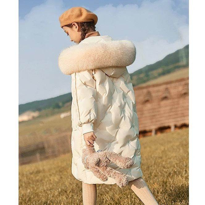 Girls' Winter New Long Down Jacket - Magellan Fashion Shop