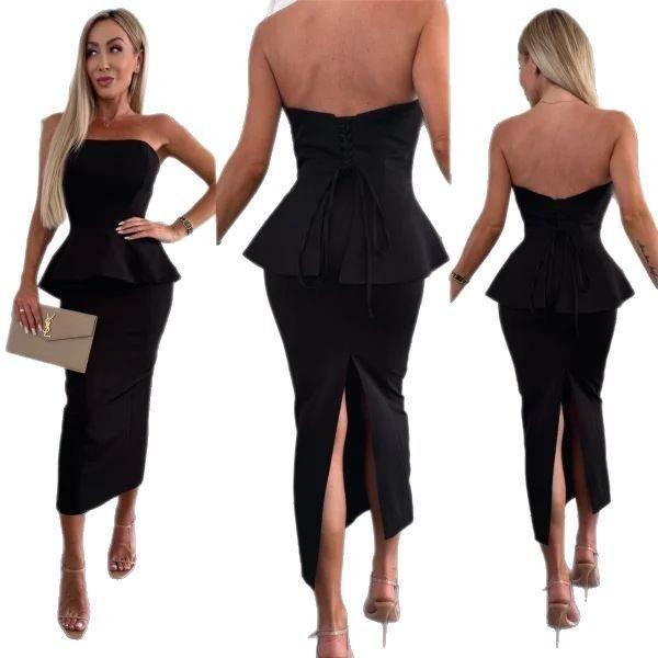 Spring Women's Clothes Sheath Off-shoulder Suit Women - Magellan Fashion Shop