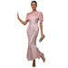 Dress One-shoulder Chiffon Stitching Sequined Dress - Magellan Fashion Shop