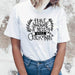Rock Santa Claus Print Spoof European And American T-shirt - Magellan Fashion Shop