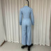 Women's Fashion Polo Collar Casual Solid Color Jumpsuit - Magellan Fashion Shop