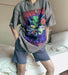 Heavy Industry Old Fat Rock Tie-dye Printing Couple T-shirt - Magellan Fashion Shop
