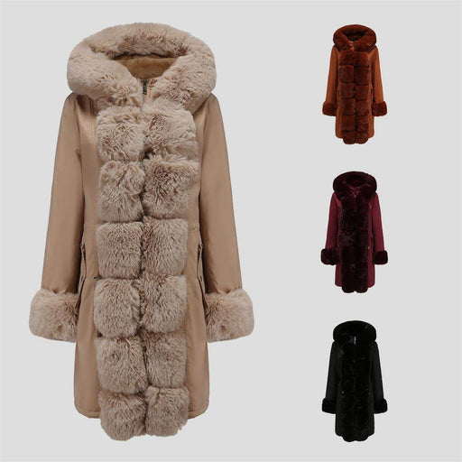 Fur Collar Sleeve Parka - Magellan Fashion Shop