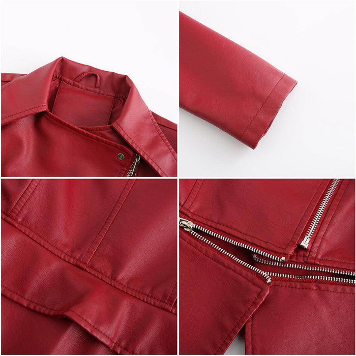 Motorcycle Leather Jacket - Magellan Fashion Shop