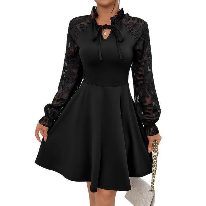 Design Lace Long Sleeve Dress Tether - Magellan Fashion Shop