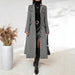 Women's Single-breasted Long-cut Coat - Magellan Fashion Shop
