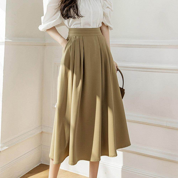 Skirt Women's High Waist Mid Length Slim - Magellan Fashion Shop