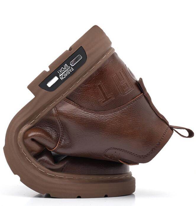 Men's Tooling Big Head Casual Boots Warm - Magellan Fashion Shop