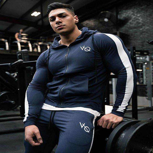 Sweatshirt Trousers Summer Sports Men Stretch - Magellan Fashion Shop