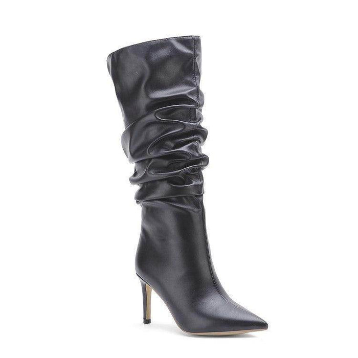 Pleated mid boot - Magellan Fashion Shop