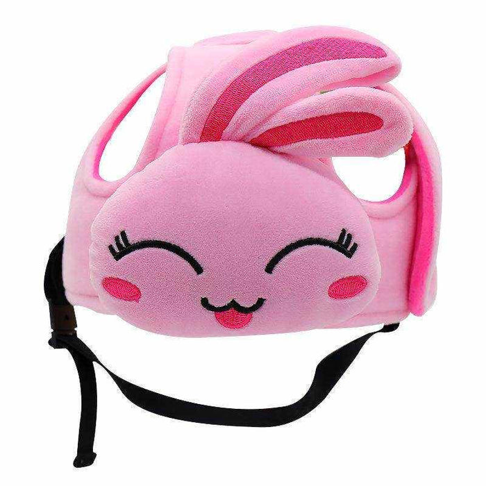 Cartoon Animal Baby Toddler Anti-collision Hat with cute frog, lion, rabbit, bee, and puppy designs for infant head protection
