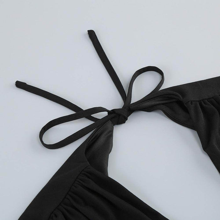 Sexy V-neck Backless Long Dress Long - Magellan Fashion Shop