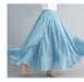 Lady Literature Plus Size Cotton And Linen Skirt - Magellan Fashion Shop