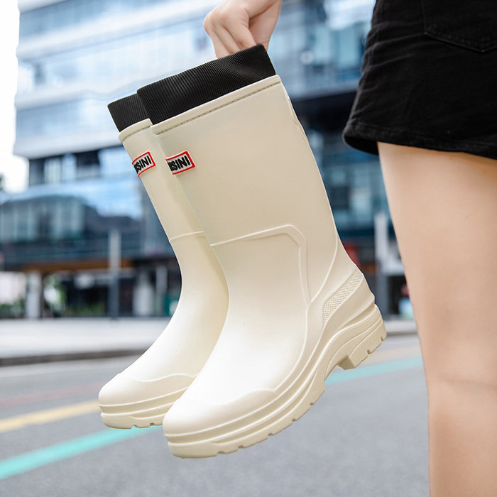Women's Waterproof Non-Slip Rubber Rain Boots