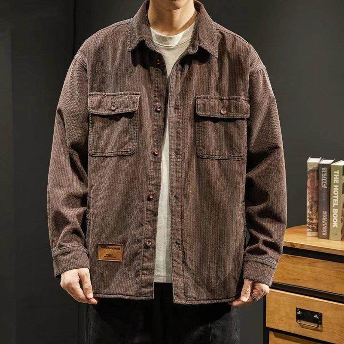 Workwear Denim Clothing Loose Jacket Fashion Casual Warm - Magellan Fashion Shop