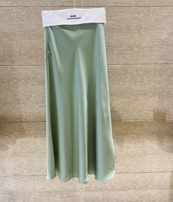 Satin Temperament Skirt - Magellan Fashion Shop