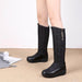 Thick Fur Snow Boots Wedge Casual High Leg Boot - Magellan Fashion Shop