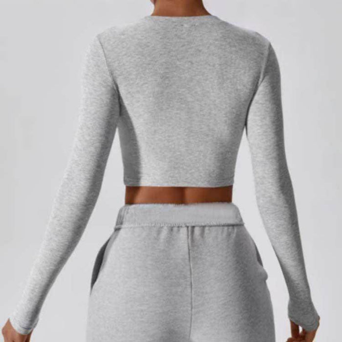 Fitness Sports Casual Long Sleeve Top - Magellan Fashion Shop