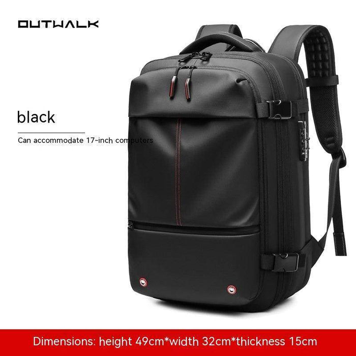Travel Backpack Men's Business Multifunction Computer Bag Vacuum Compression Large-capacity Backpack - Magellan Fashion Shop