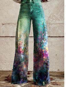 European And American Plus Size Women's Denim Casual Pants - Magellan Fashion Shop