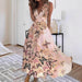 Women's Sleeveless Dress Exquisite Floral Print - Magellan Fashion Shop