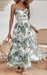 Spring Summer Chic Maxi Dress - Adjustable Spaghetti Straps - Magellan Fashion Shop