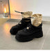 Retro Hiking Handsome Platform Worker Boot Women - Magellan Fashion Shop