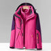 Three-in-one Outdoor Fleece Coat Thickened Mountaineering Clothing - Magellan Fashion Shop