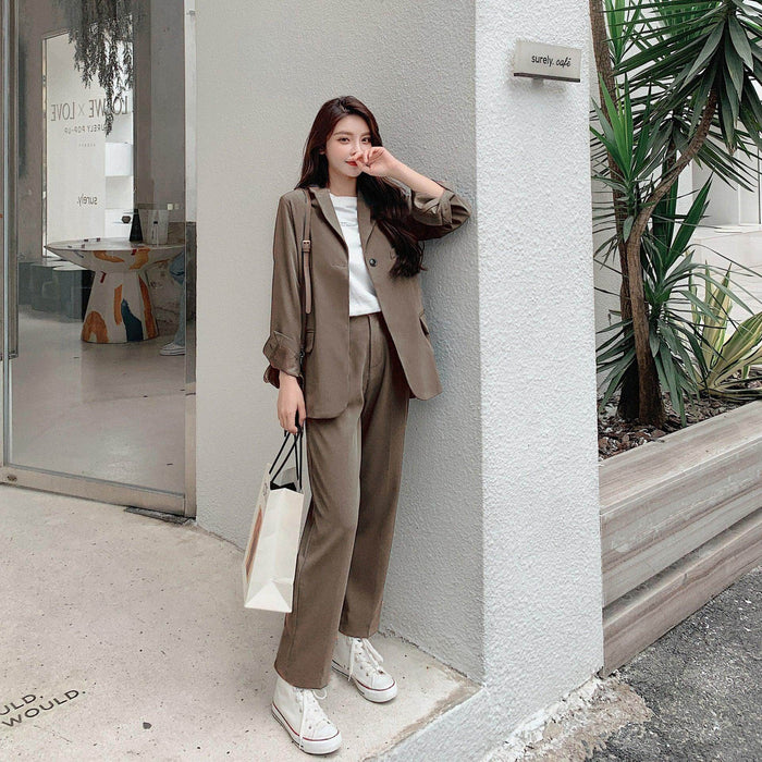 British Style Ins Casual Suit Suit Women - Magellan Fashion Shop