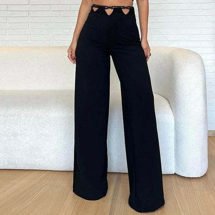 Halter Bare Waist Blouse and Pants – Stylish & Comfortable Outfit - Magellan Fashion Shop
