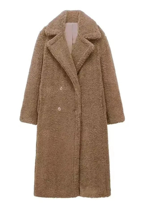 Teddymantel „Berna“ – Eleganter Oversized Wintermantel