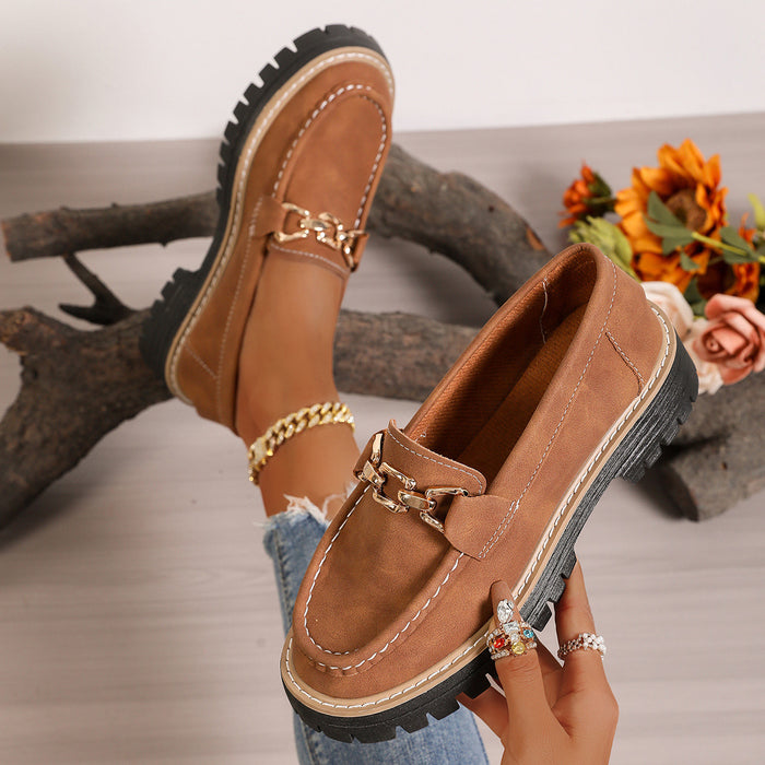 Fashion Large Size Flat Bottom New Thick Bottom Women