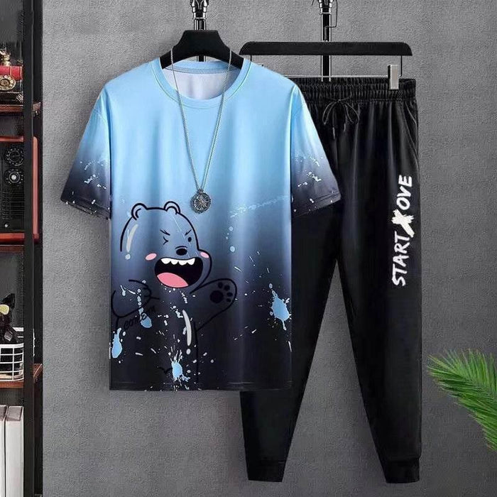 Summer Thin Short-sleeved Trousers Sports Suit - Magellan Fashion Shop