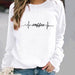 XINGX Printed Pattern Round Neck Sweater - Magellan Fashion Shop