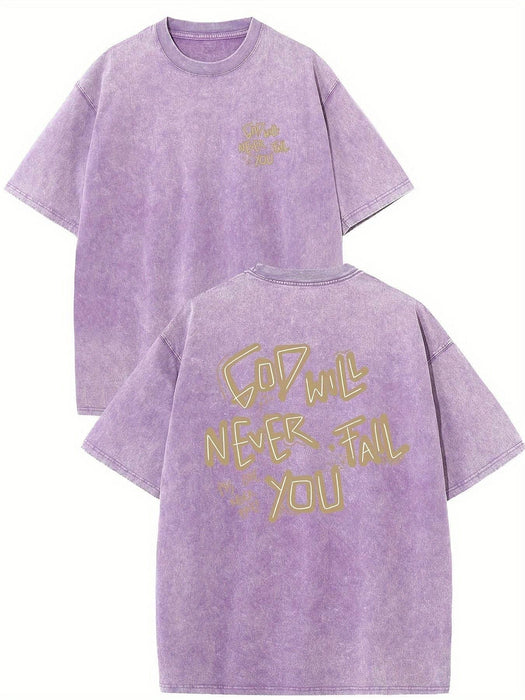 Retro Washed High Quality Cotton Pattern T-shirt - Magellan Fashion Shop