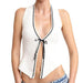 Summer New Fashion Knitted Fabric Lace-up Vest - Magellan Fashion Shop