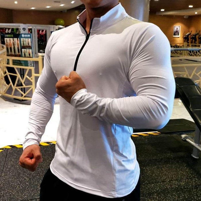 Sports Long-sleeved Men's Quick-drying High-elastic Tights - Magellan Fashion Shop