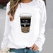 XINGX Printed Pattern Round Neck Sweater - Magellan Fashion Shop