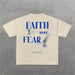 Personality Letter Pattern Oversized T-shirt Men - Magellan Fashion Shop
